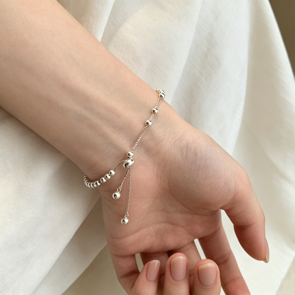 Silver Rhythm Bracelet