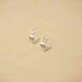 Satin Heart Earrings