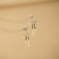 Crystal Ribbon Earrings