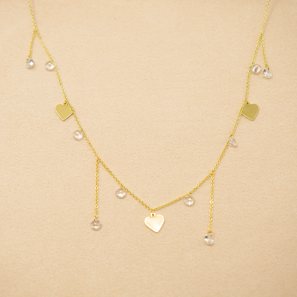 Heart Cascade Necklace