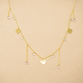Heart Cascade Necklace