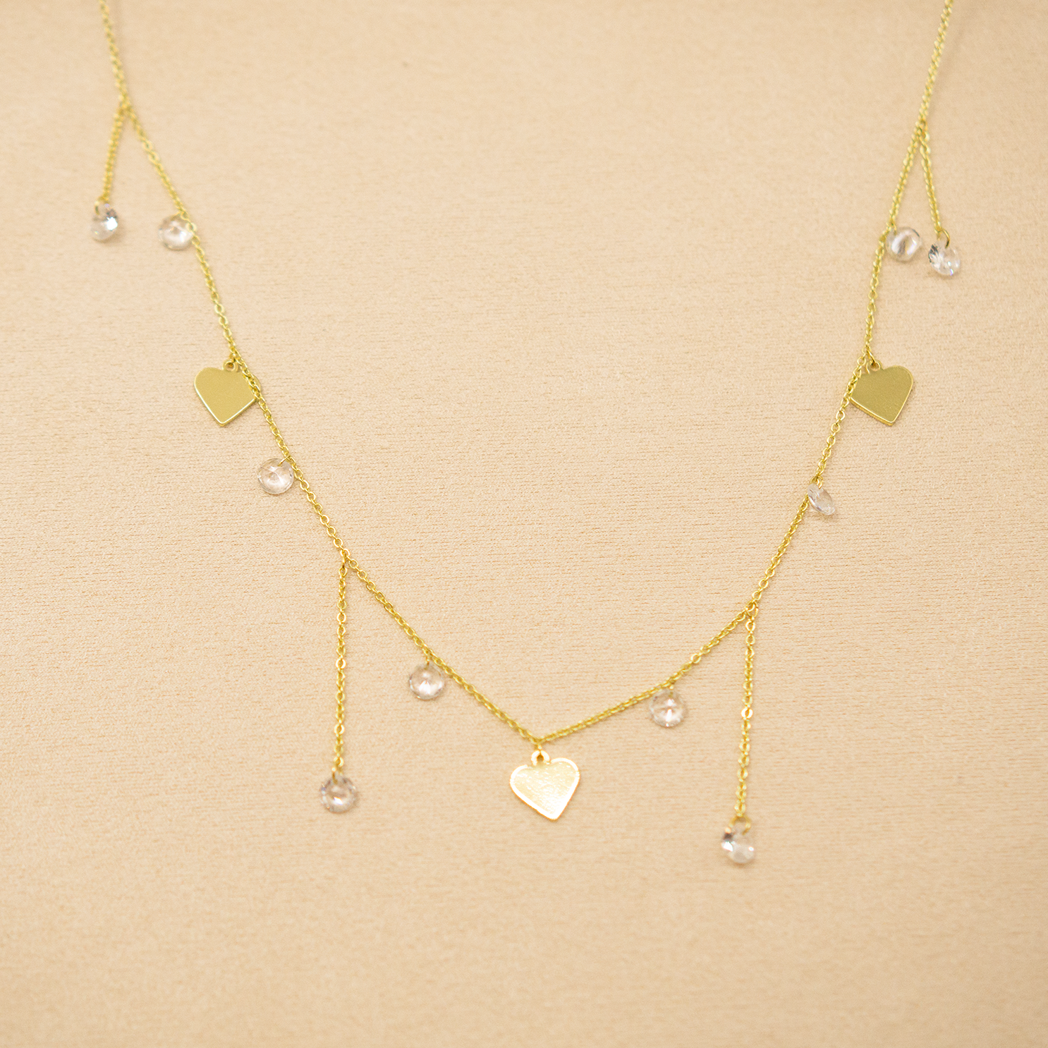 Heart Cascade Necklace