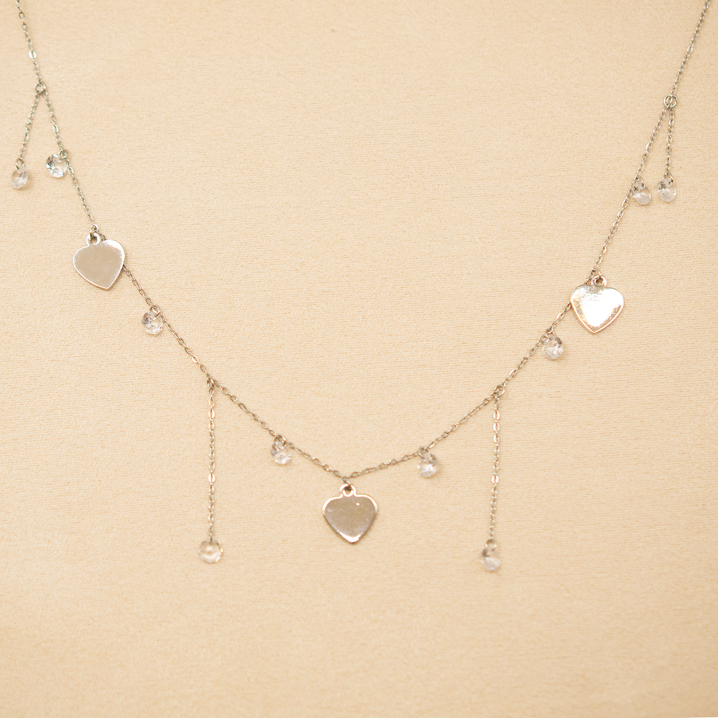 Heart Cascade Necklace