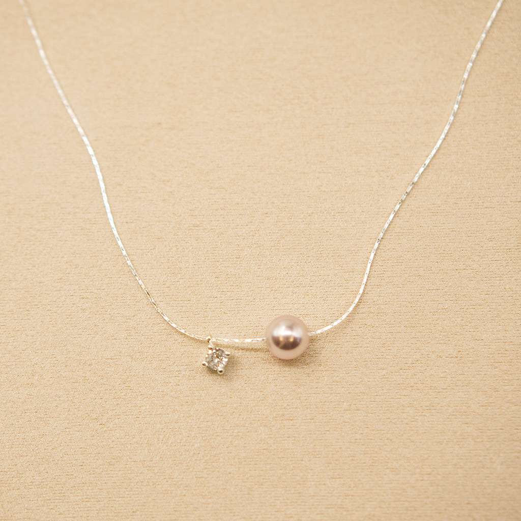 Rosy Echo Necklace