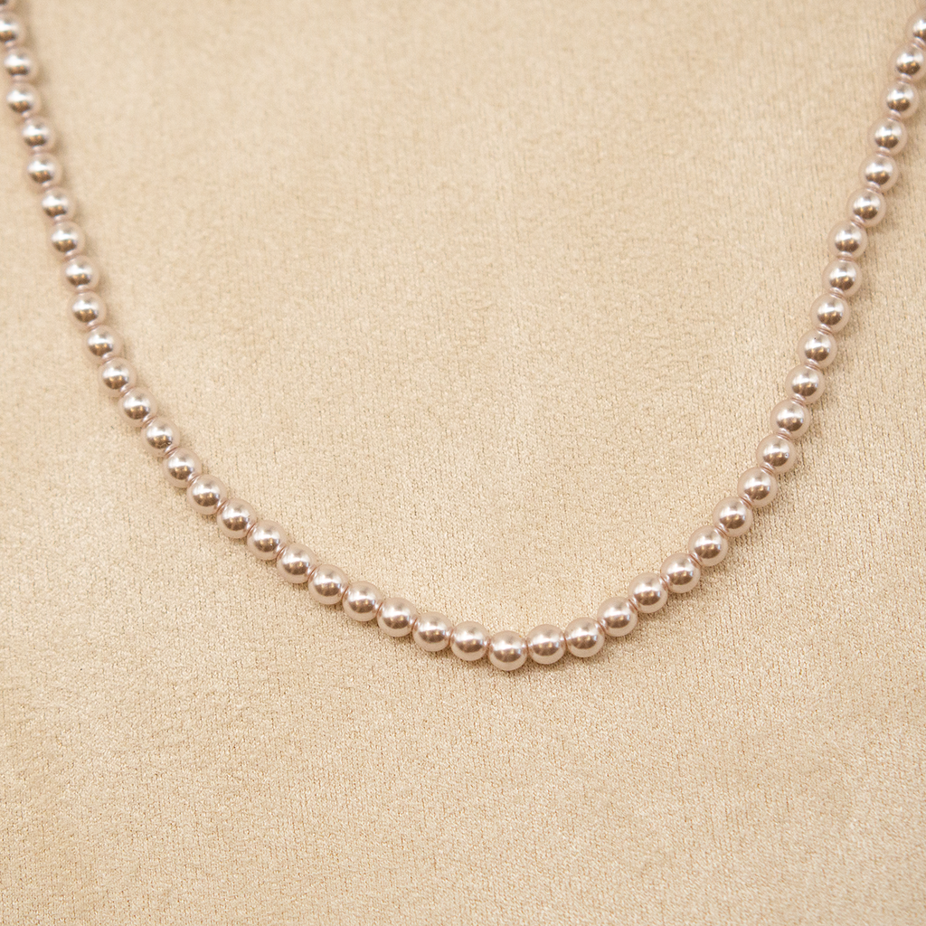 Rosy Pearl Necklace