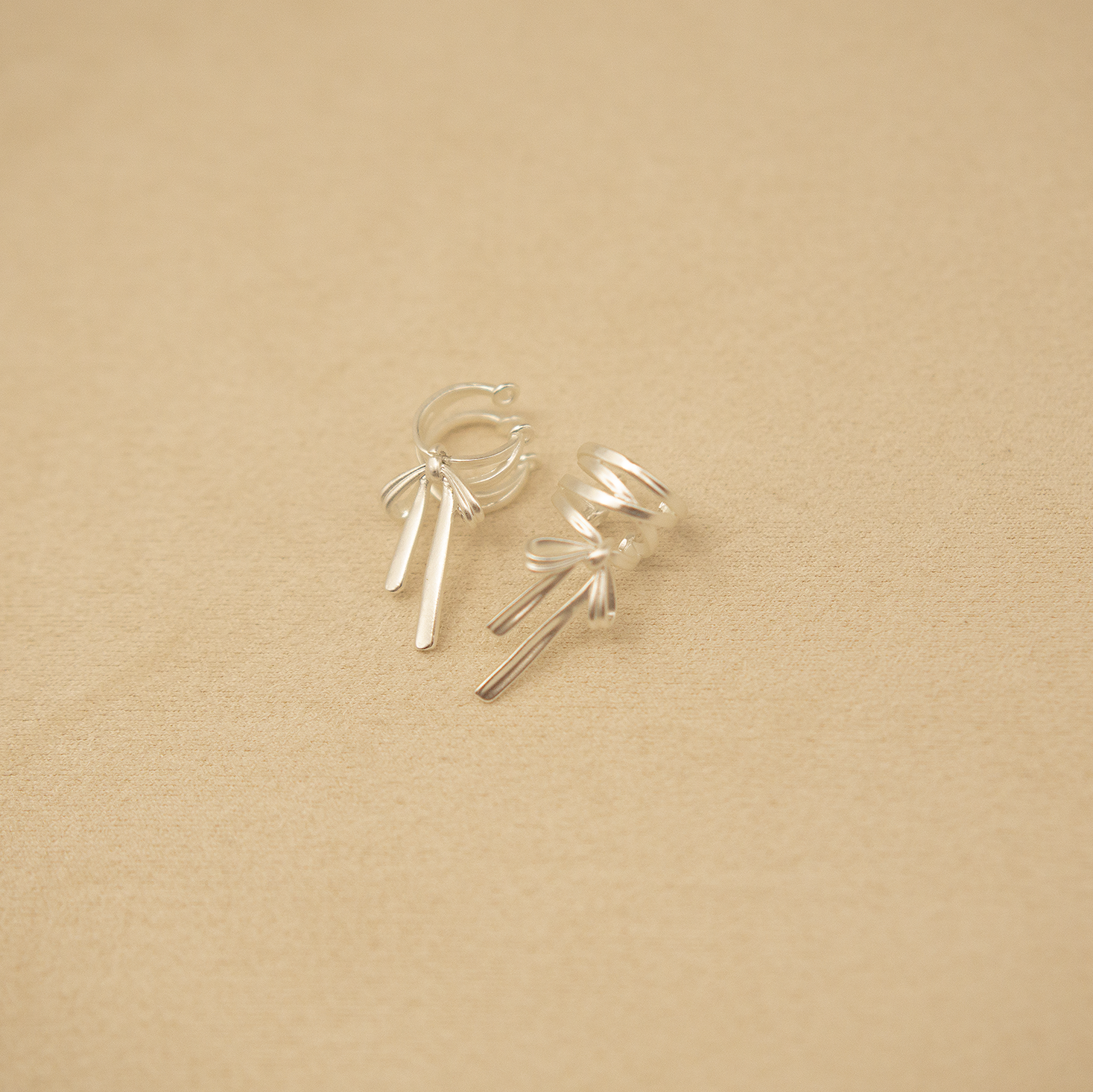 Satin Ribbon Ear Cuff