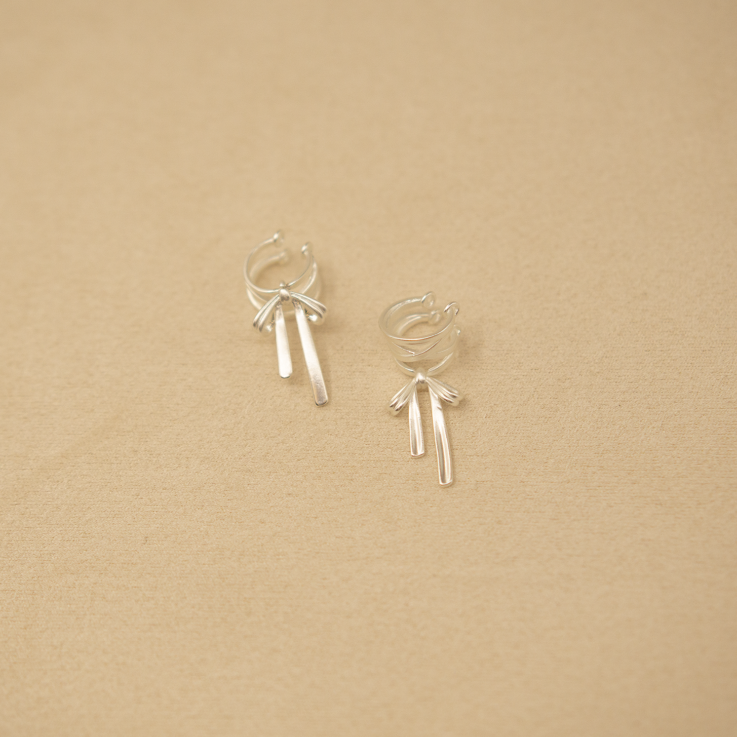 Satin Ribbon Ear Cuff