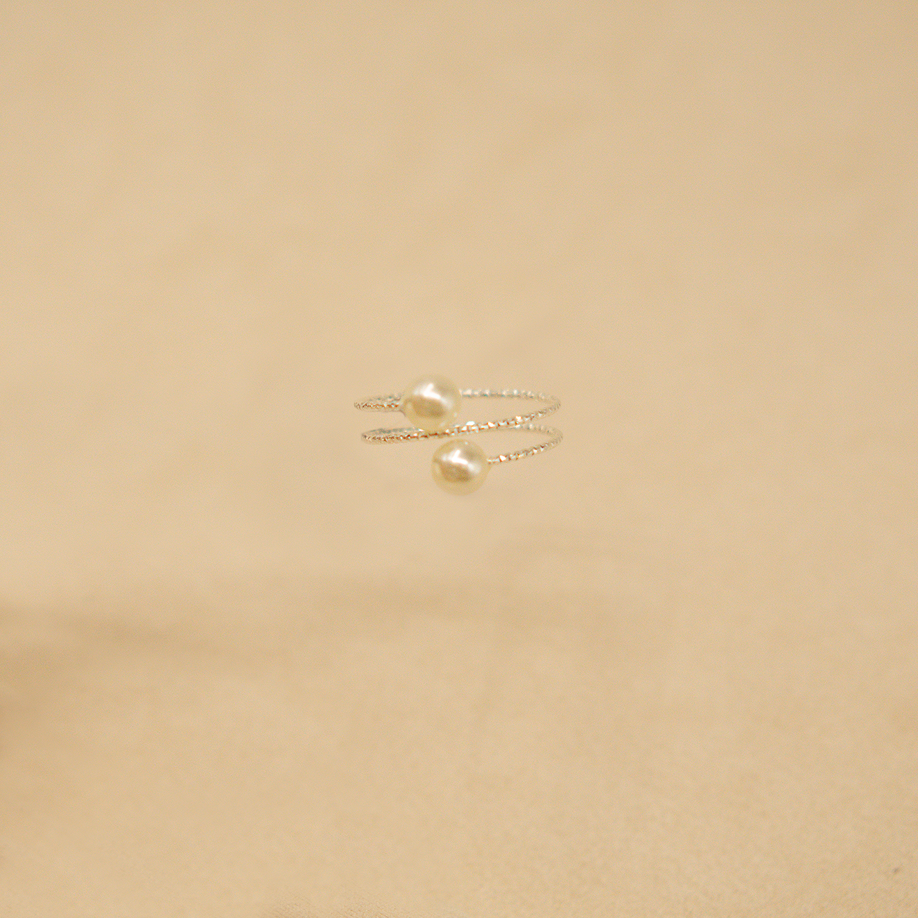 Orbit Pearl Ring