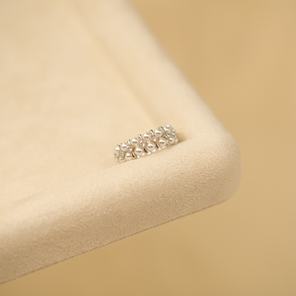 Pearl Duet Ring