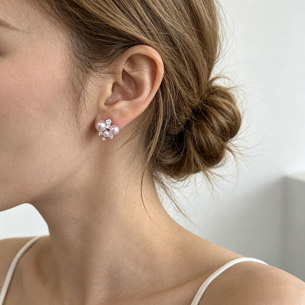 Rosy Spark Earrings