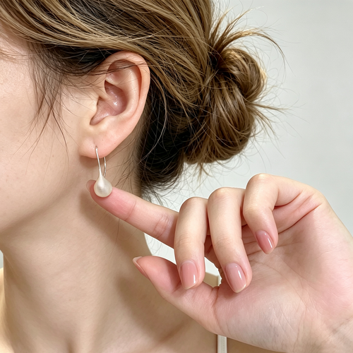 Fluid Drop Earrings