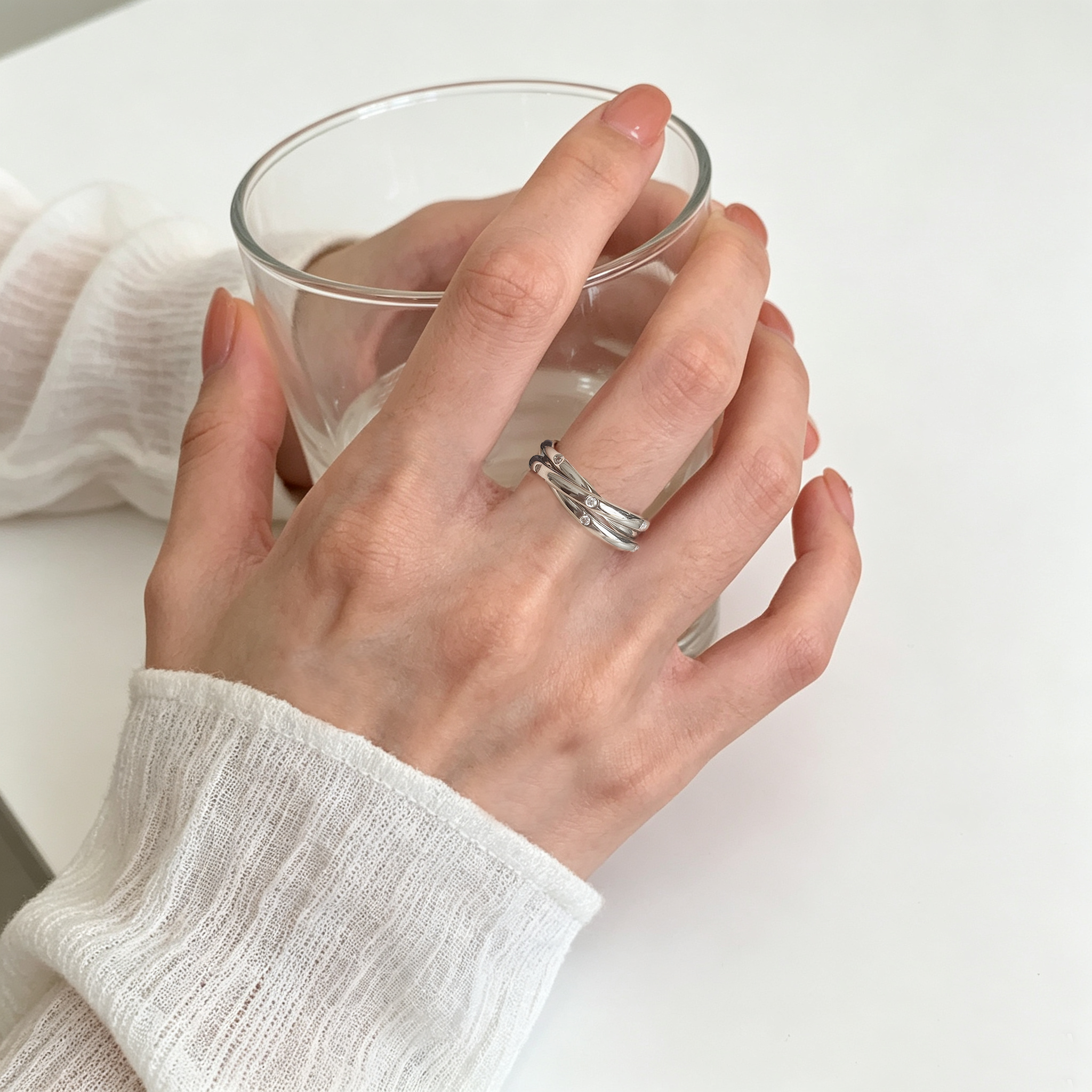 Orbit Interlace Ring