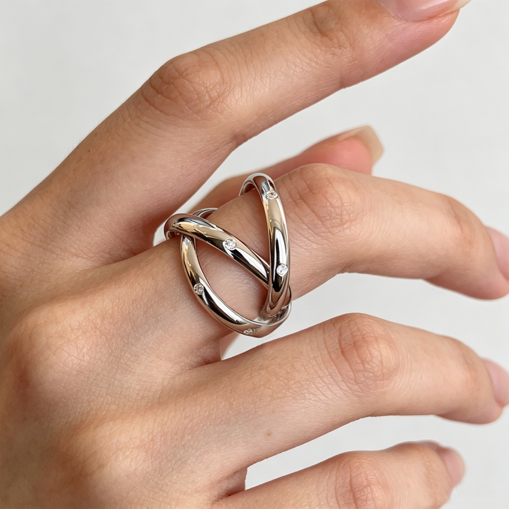 Orbit Interlace Ring