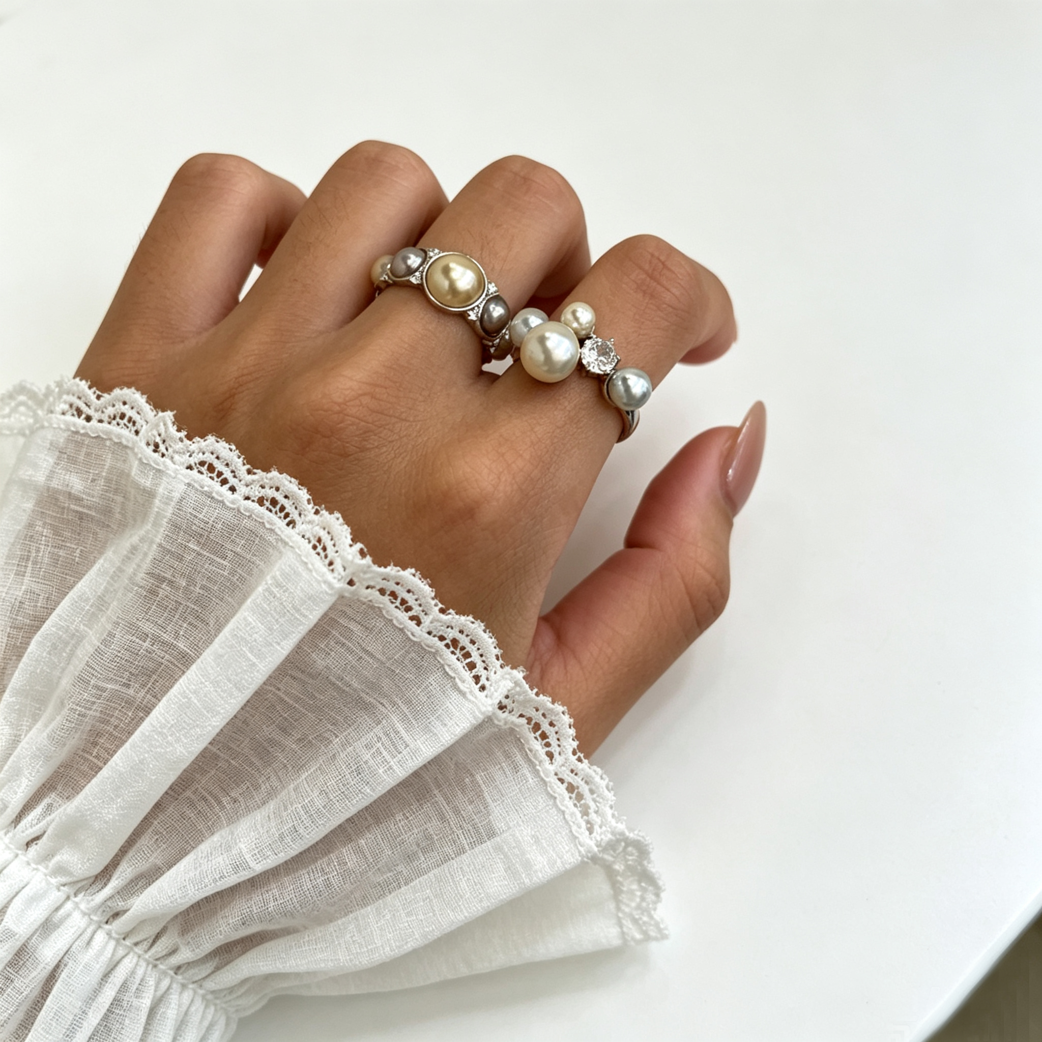 Pearl Aura Ring