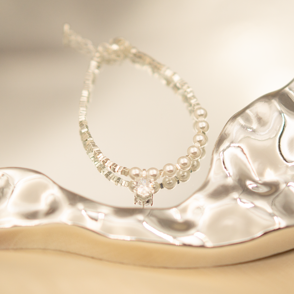Glimmer Dew Crystal Bracelet