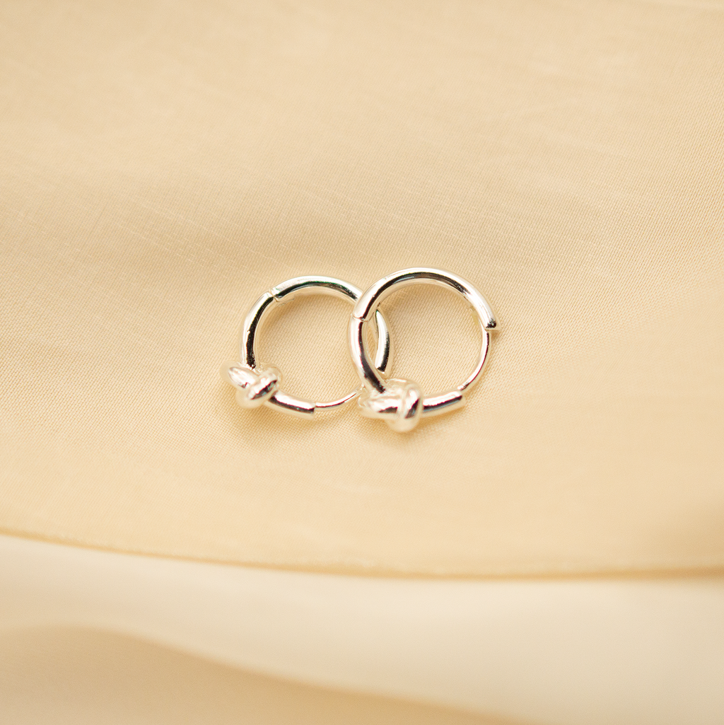 Pulse Twist Knot Earrings
