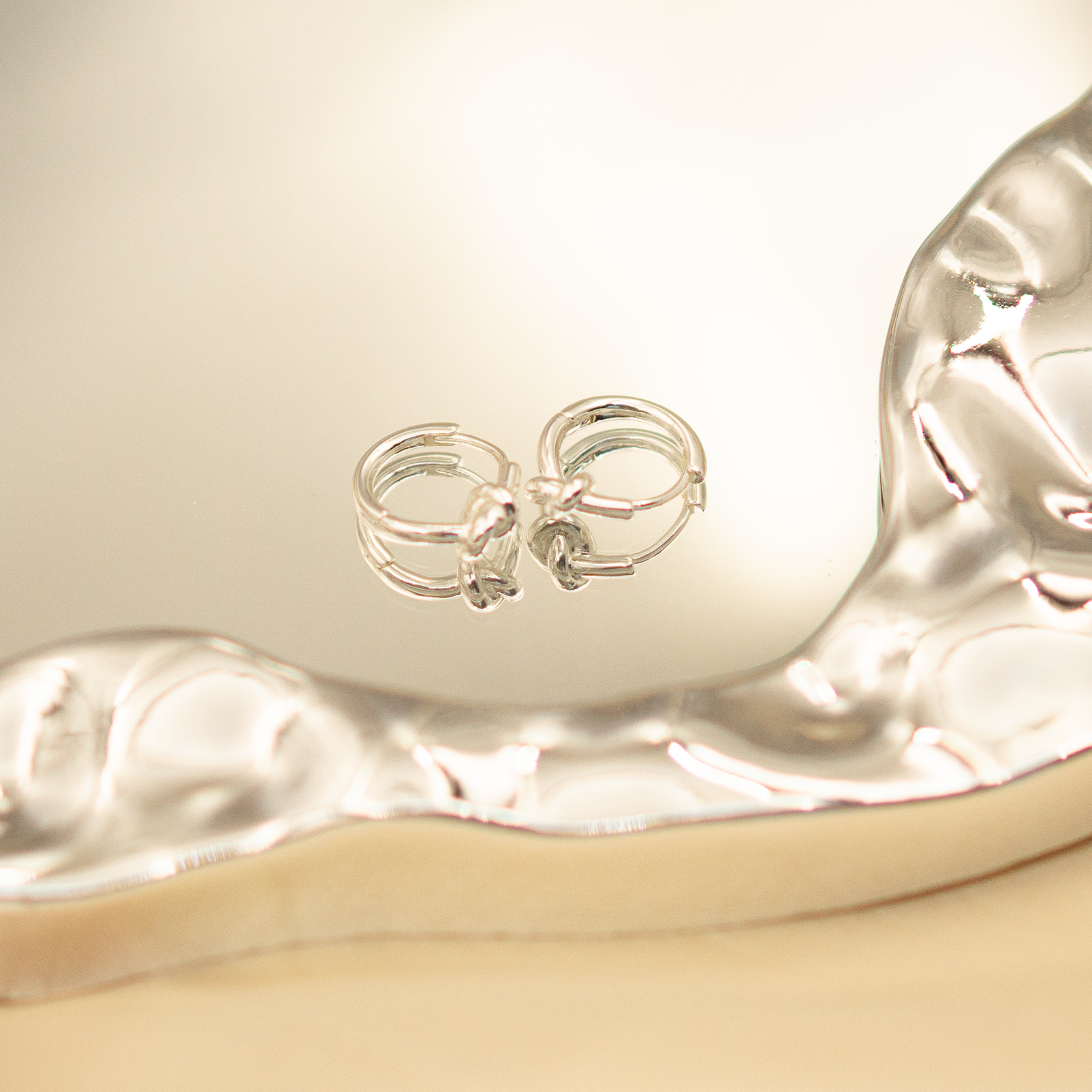 Pulse Twist Knot Earrings