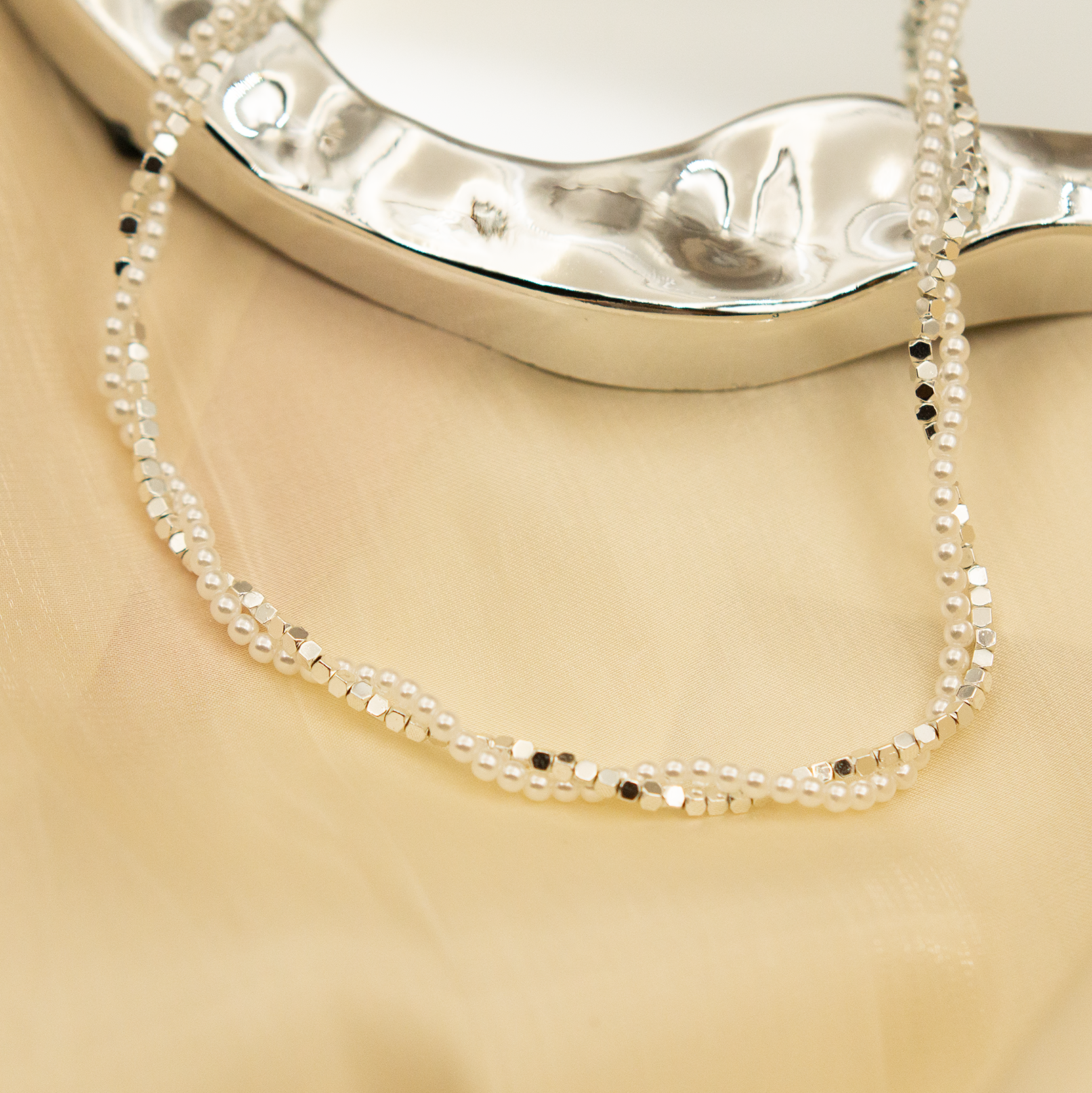 Pearl Wave Necklace
