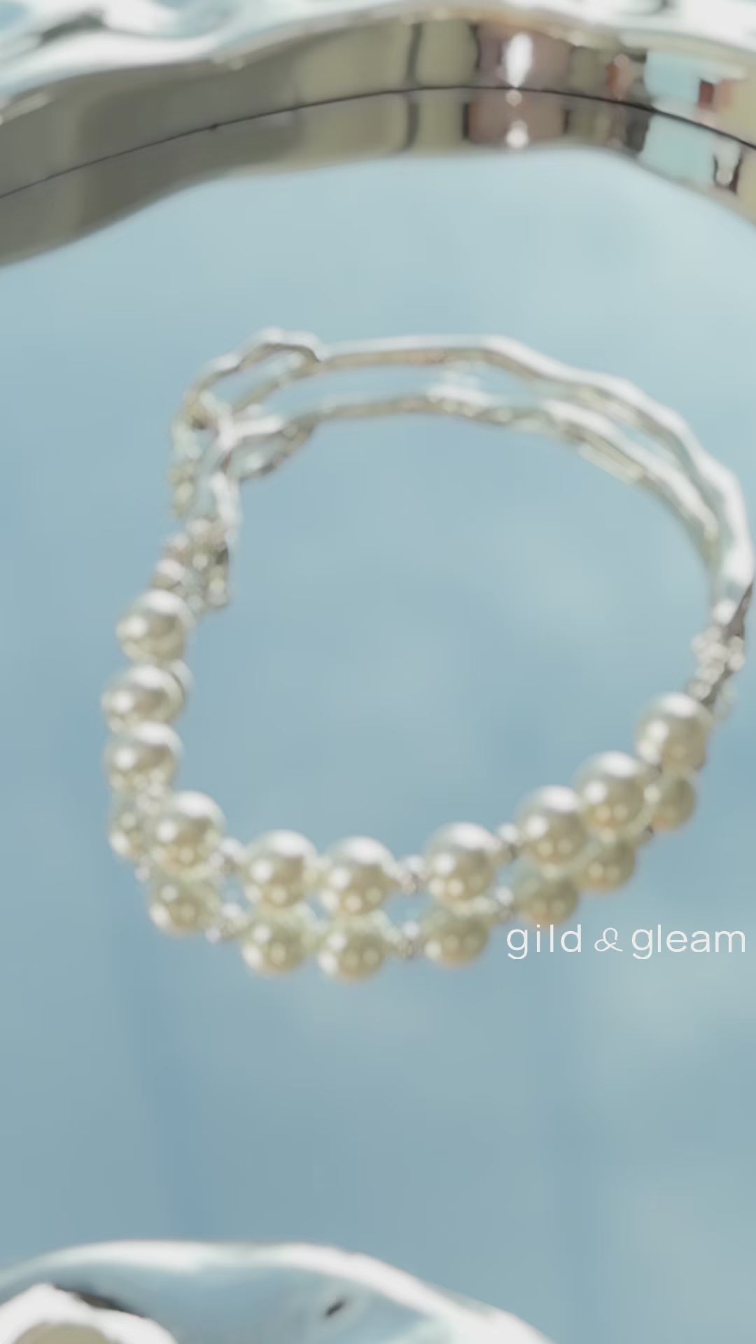 Frosty Pearl Bracelet