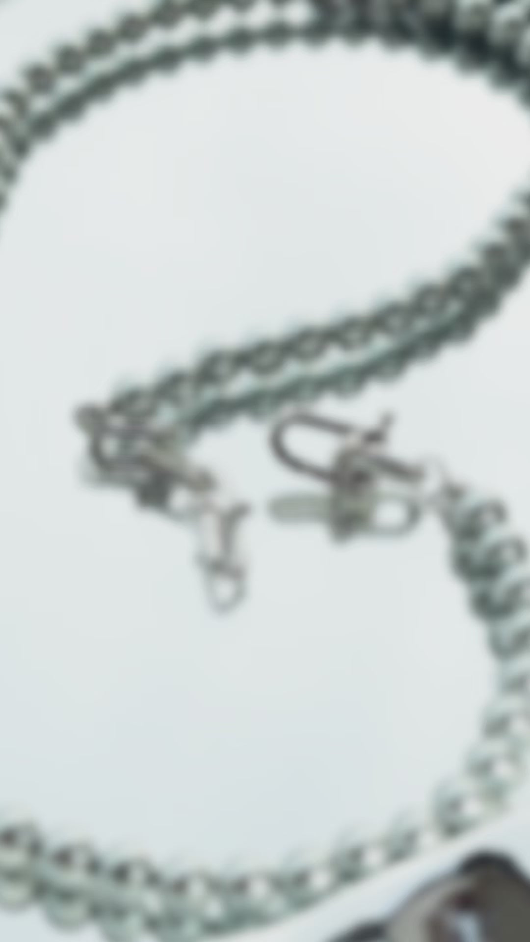 Satin Smoke Pearl Necklace